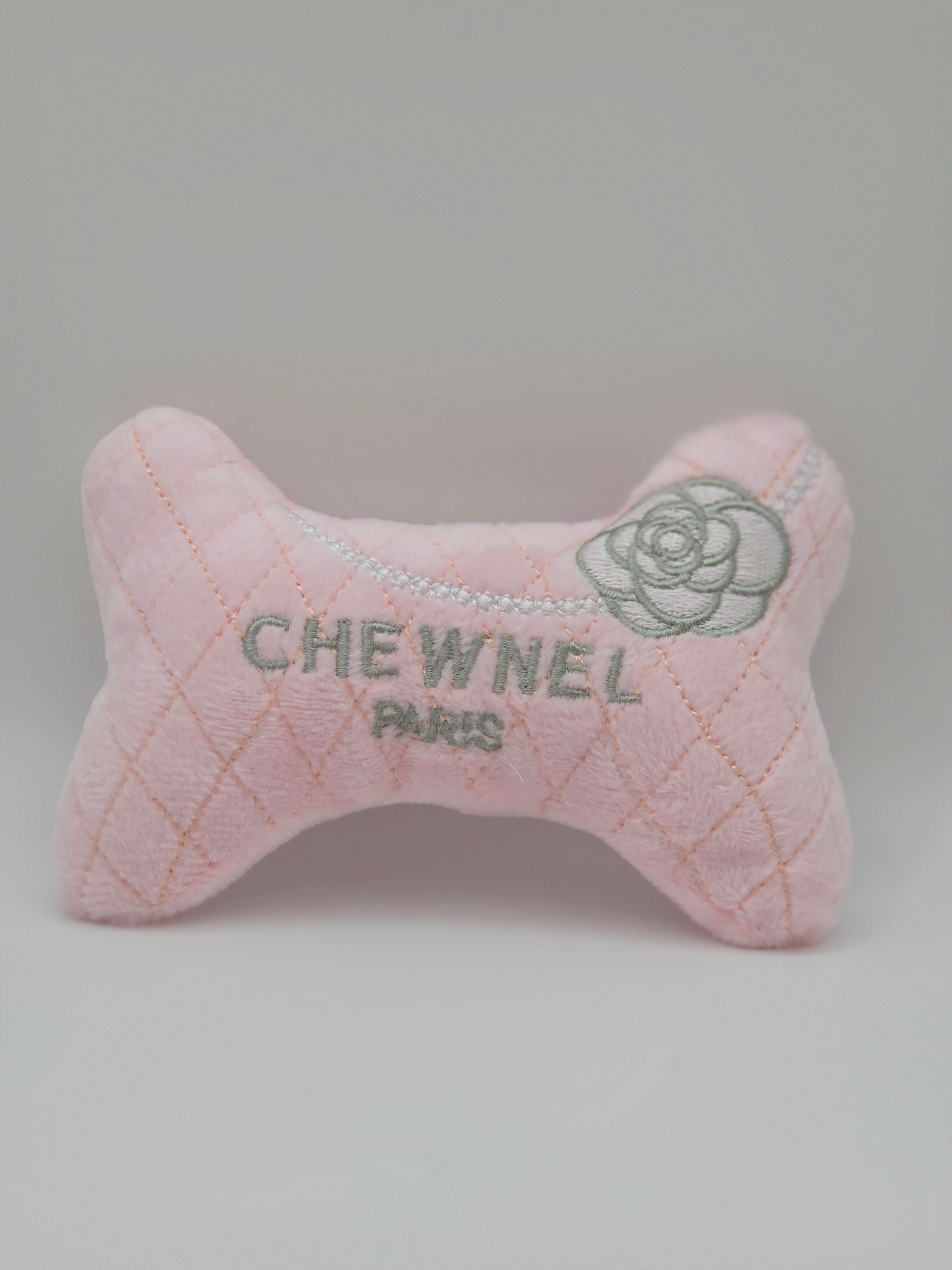 Chewnel Squeaky Bone (Pink)