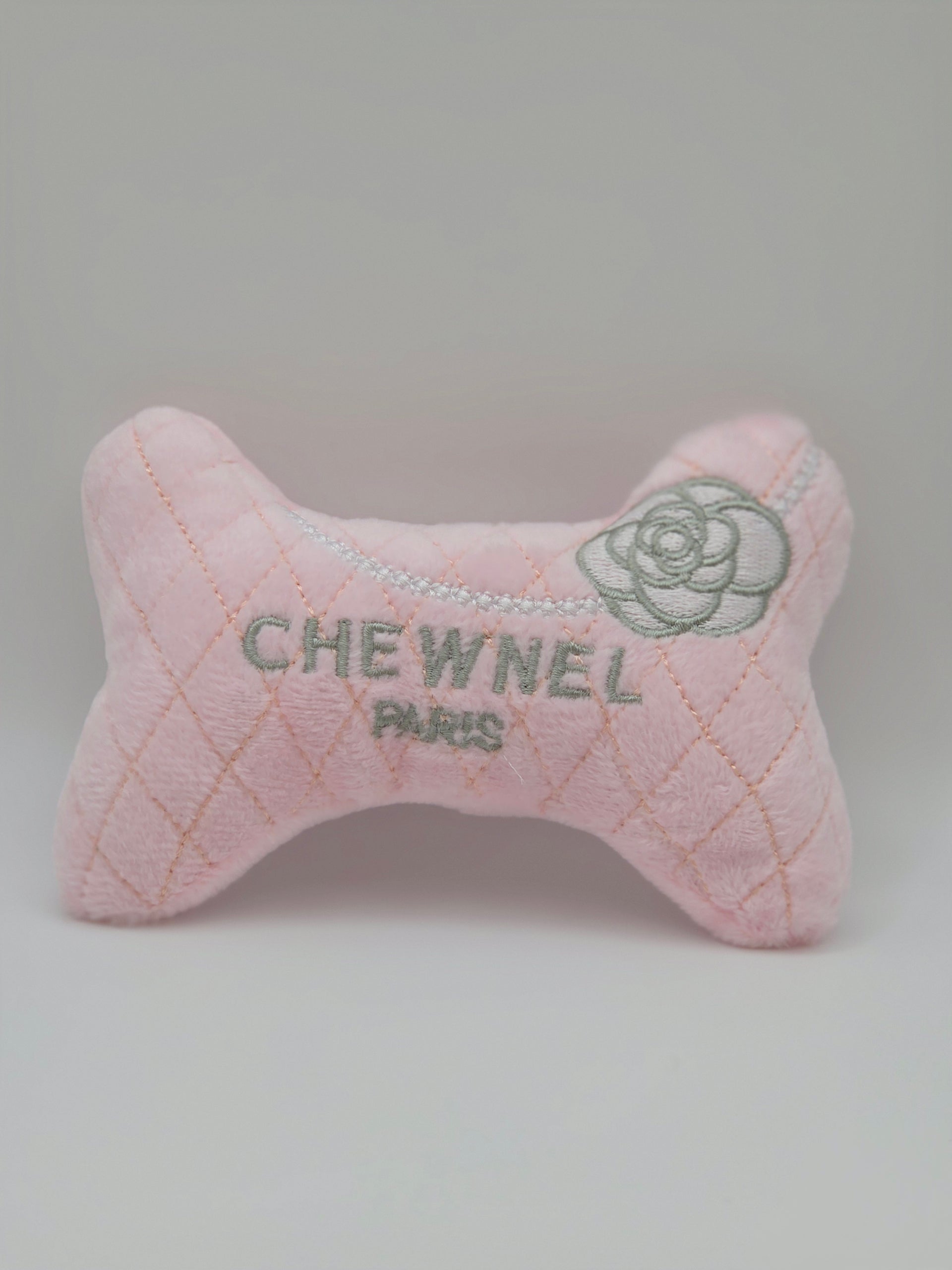 Chewnel Squeaky Bone (Pink)