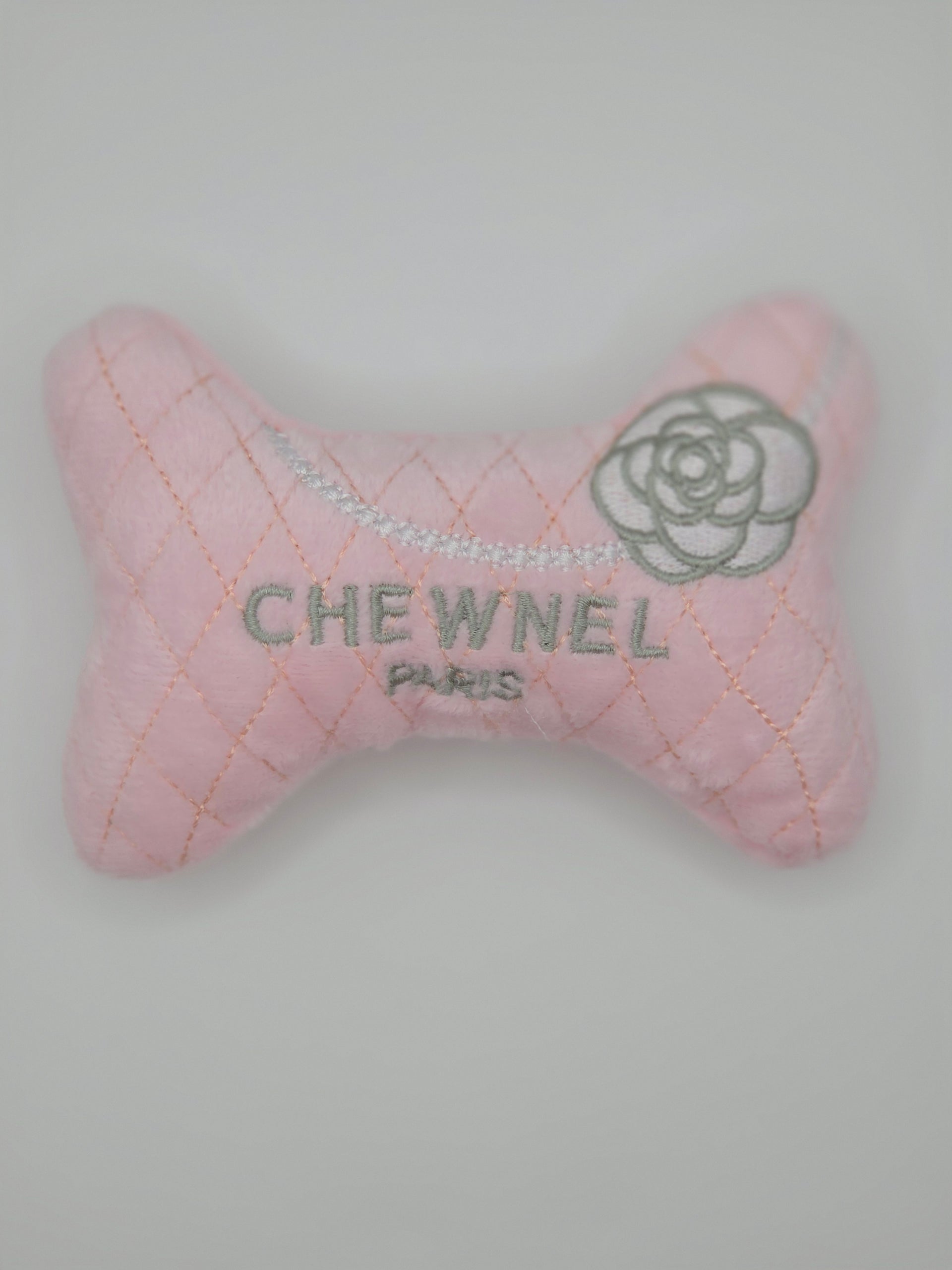 Chewnel Squeaky Bone (Pink)