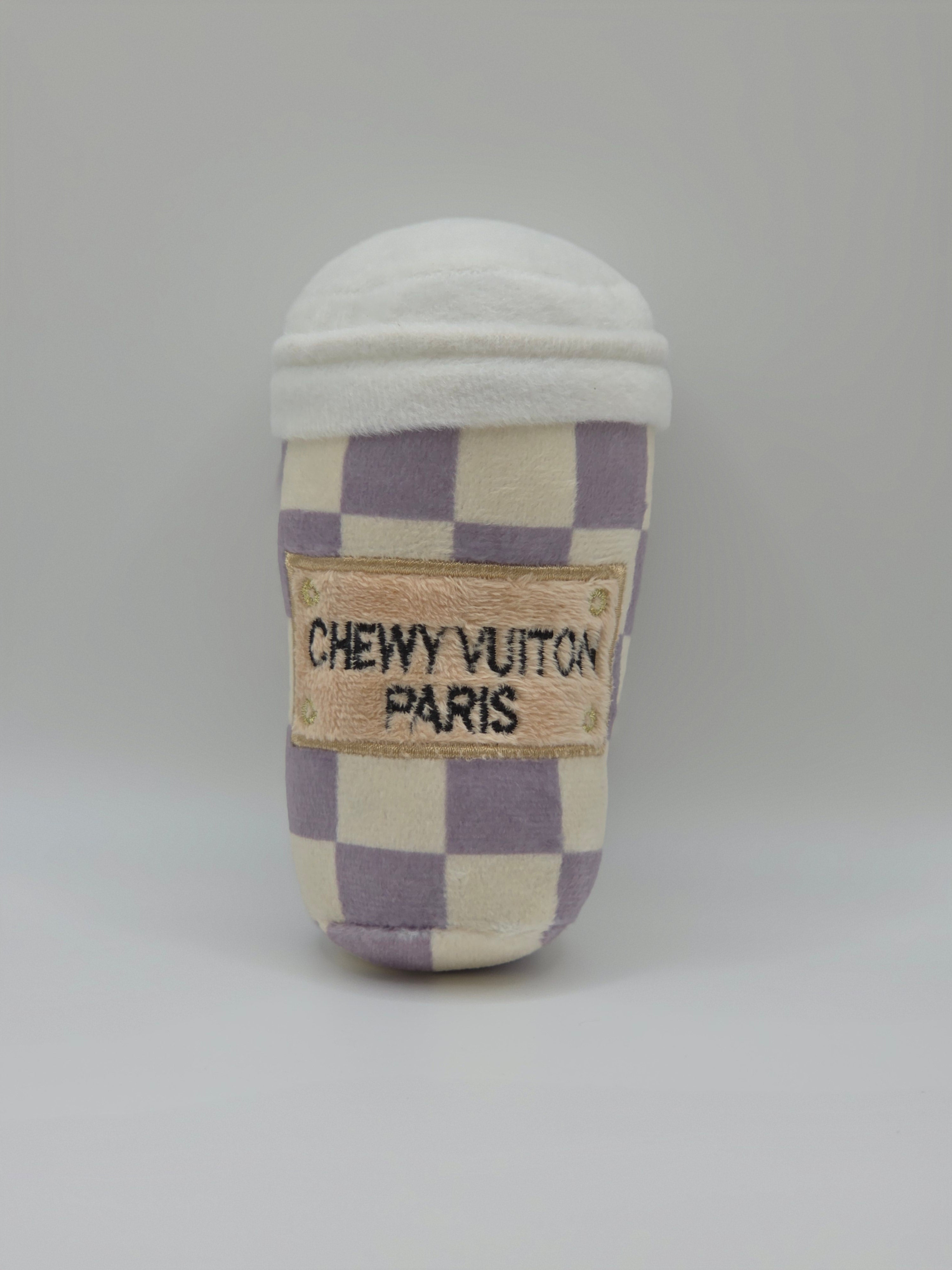 Chewy Vuitton Squeaky Coffee Cup