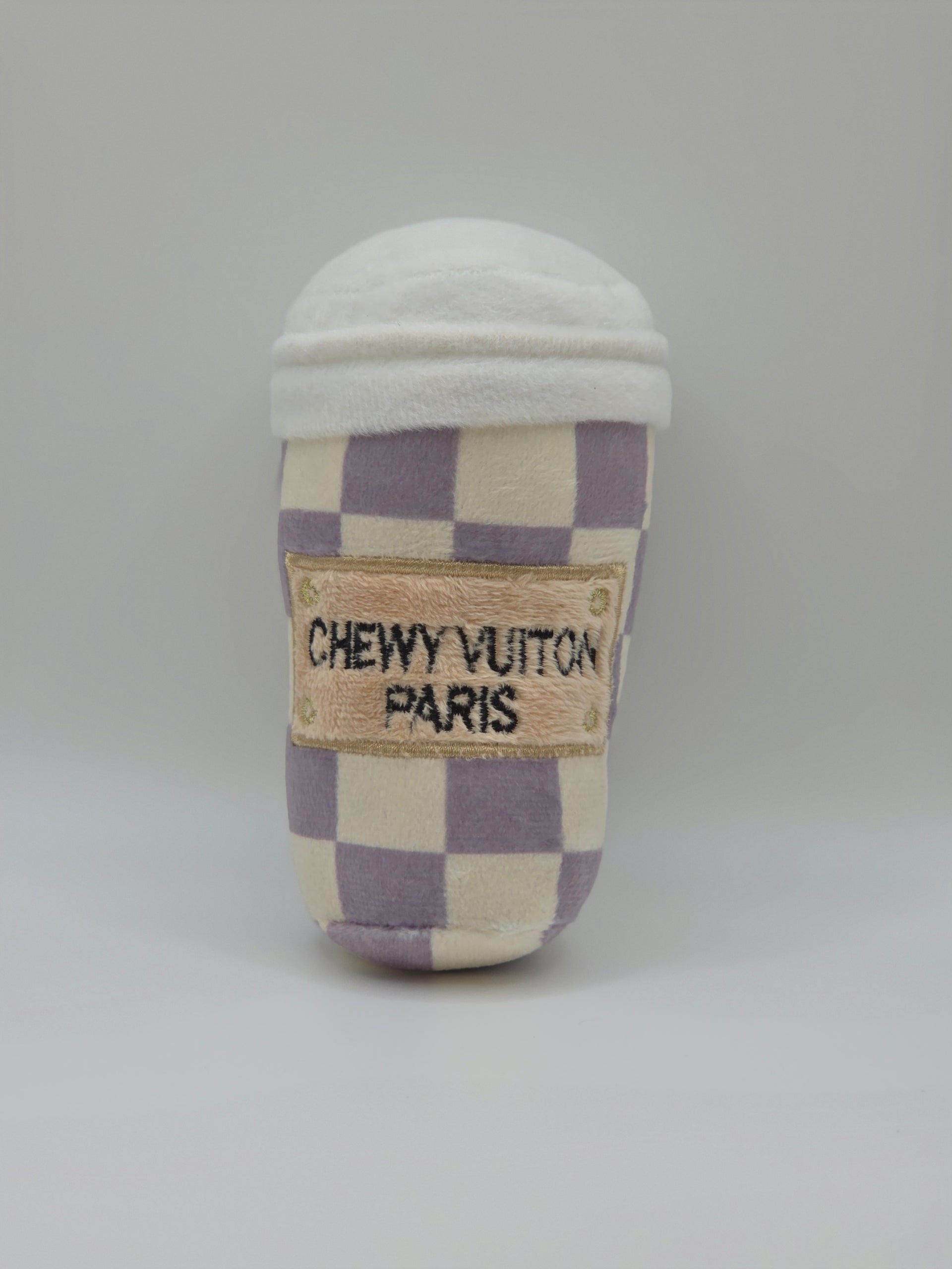 Chewy Vuitton Squeaky Coffee Cup