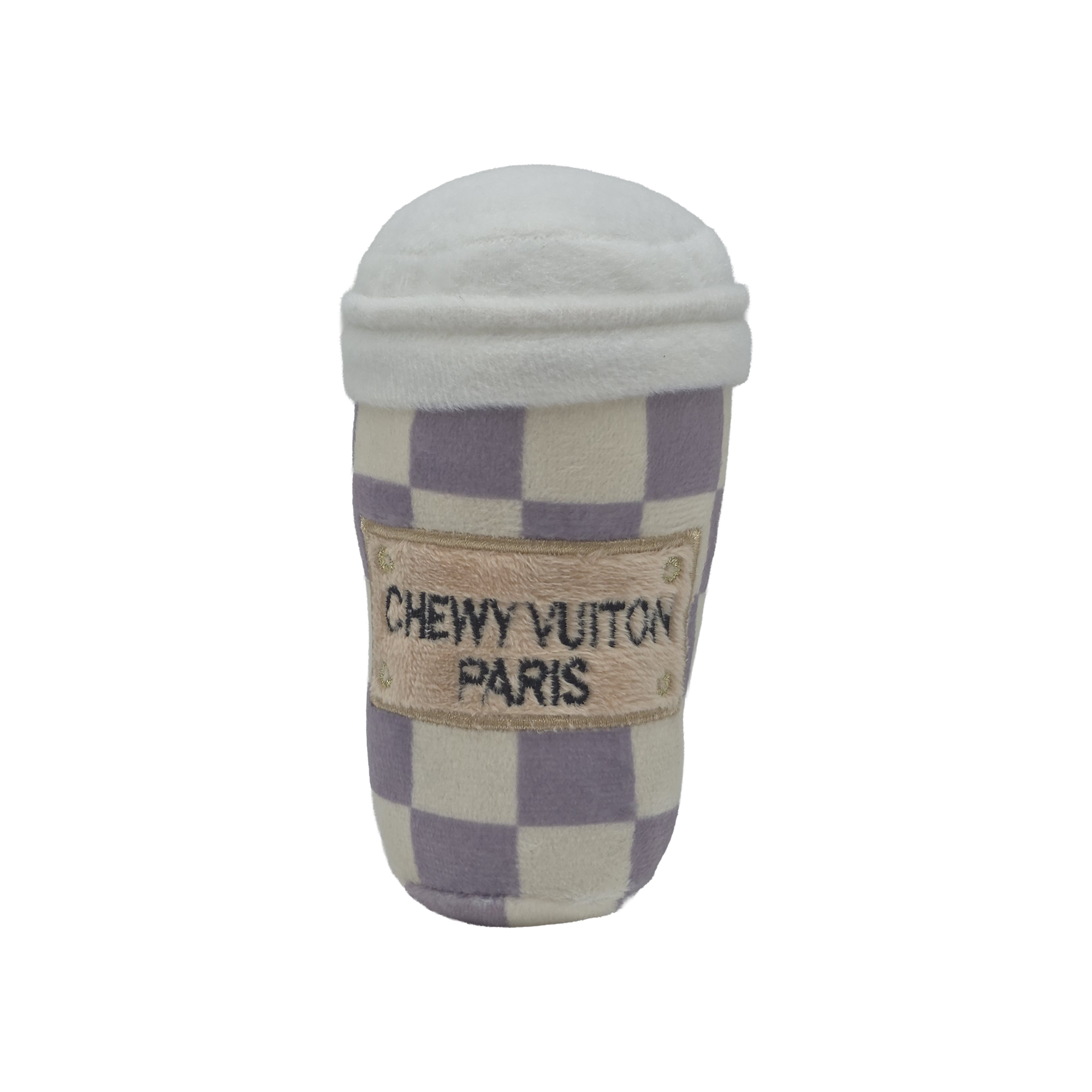 Chewy Vuitton Squeaky Coffee Cup