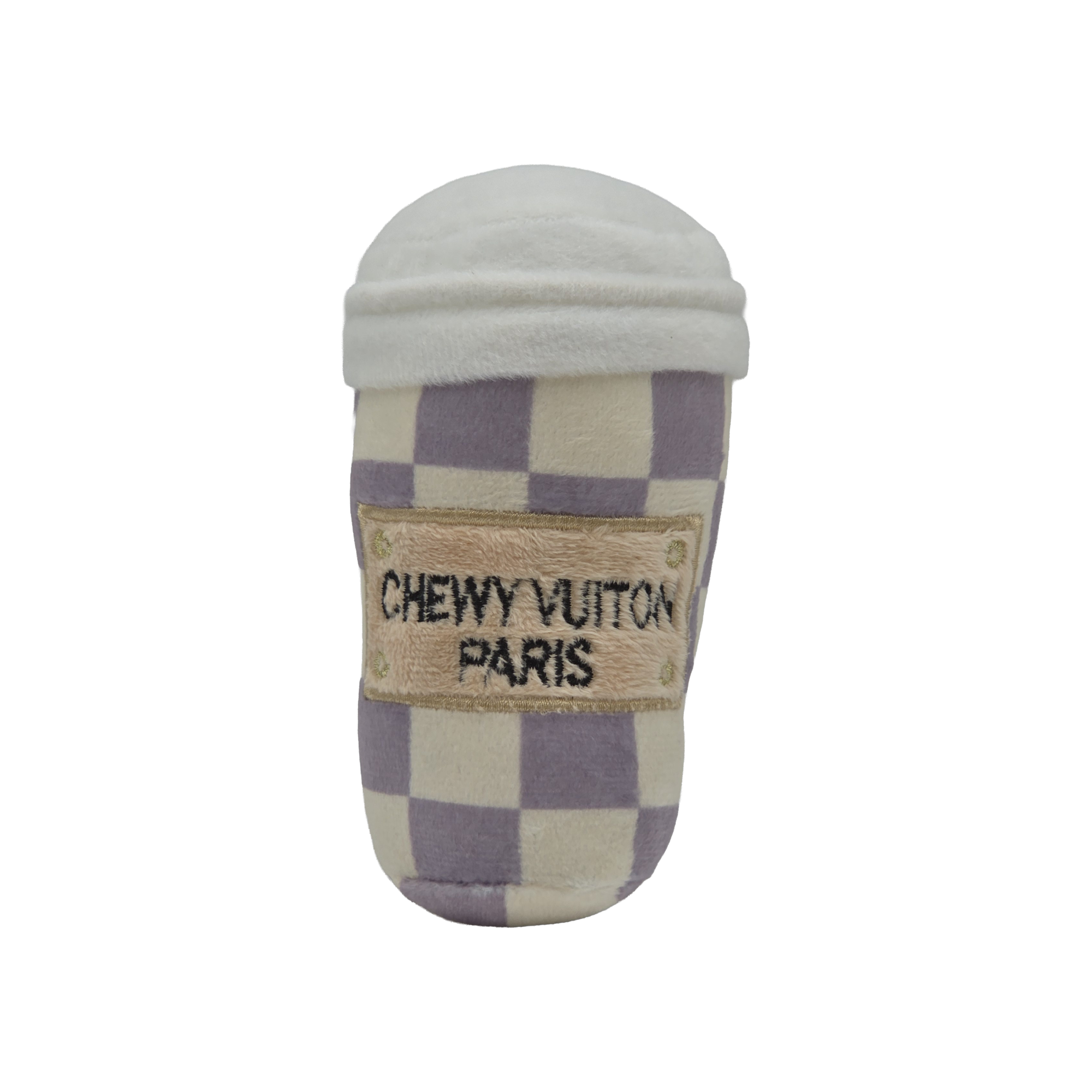 Chewy Vuitton Squeaky Coffee Cup