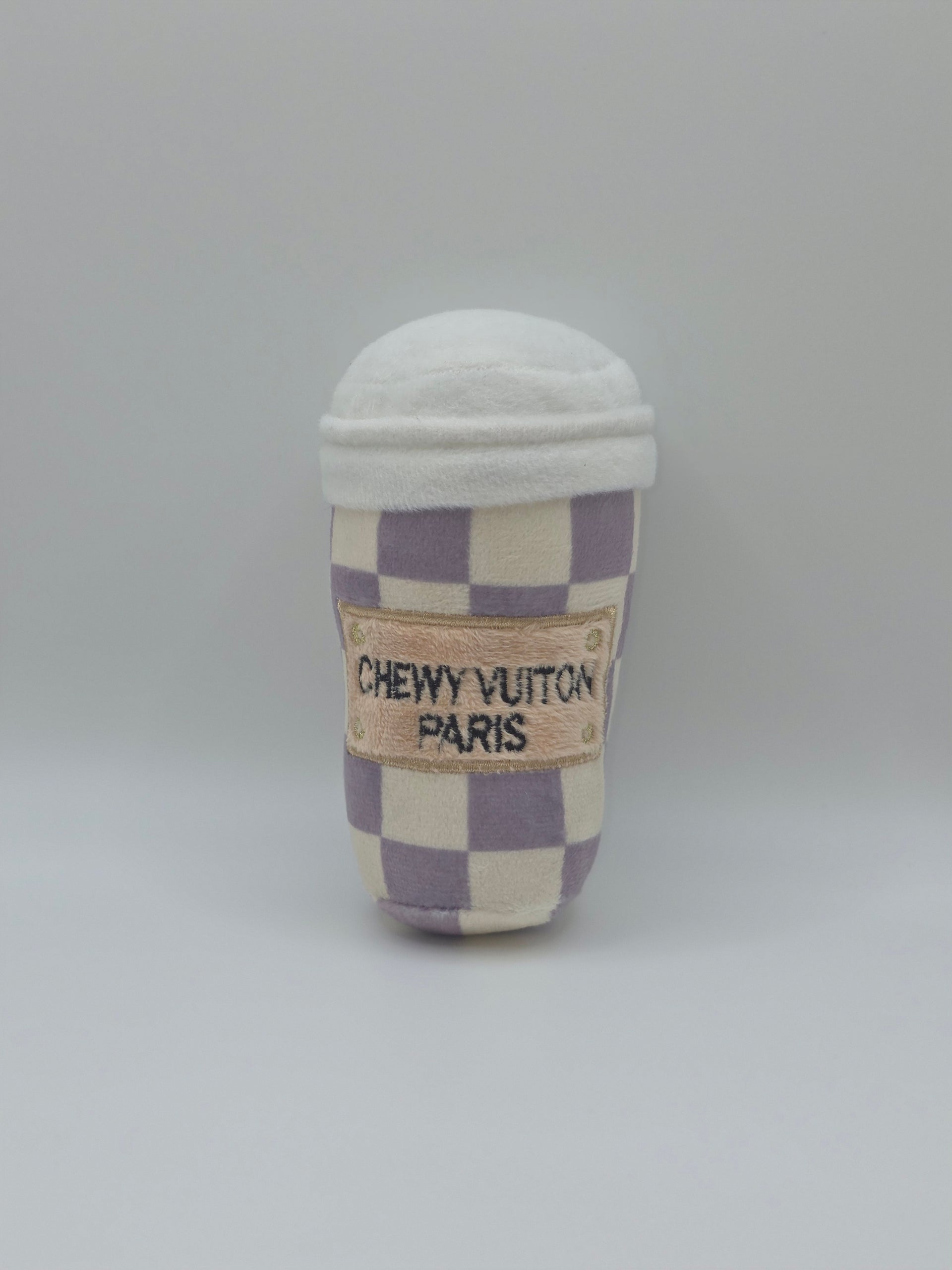 Chewy Vuitton Squeaky Coffee Cup