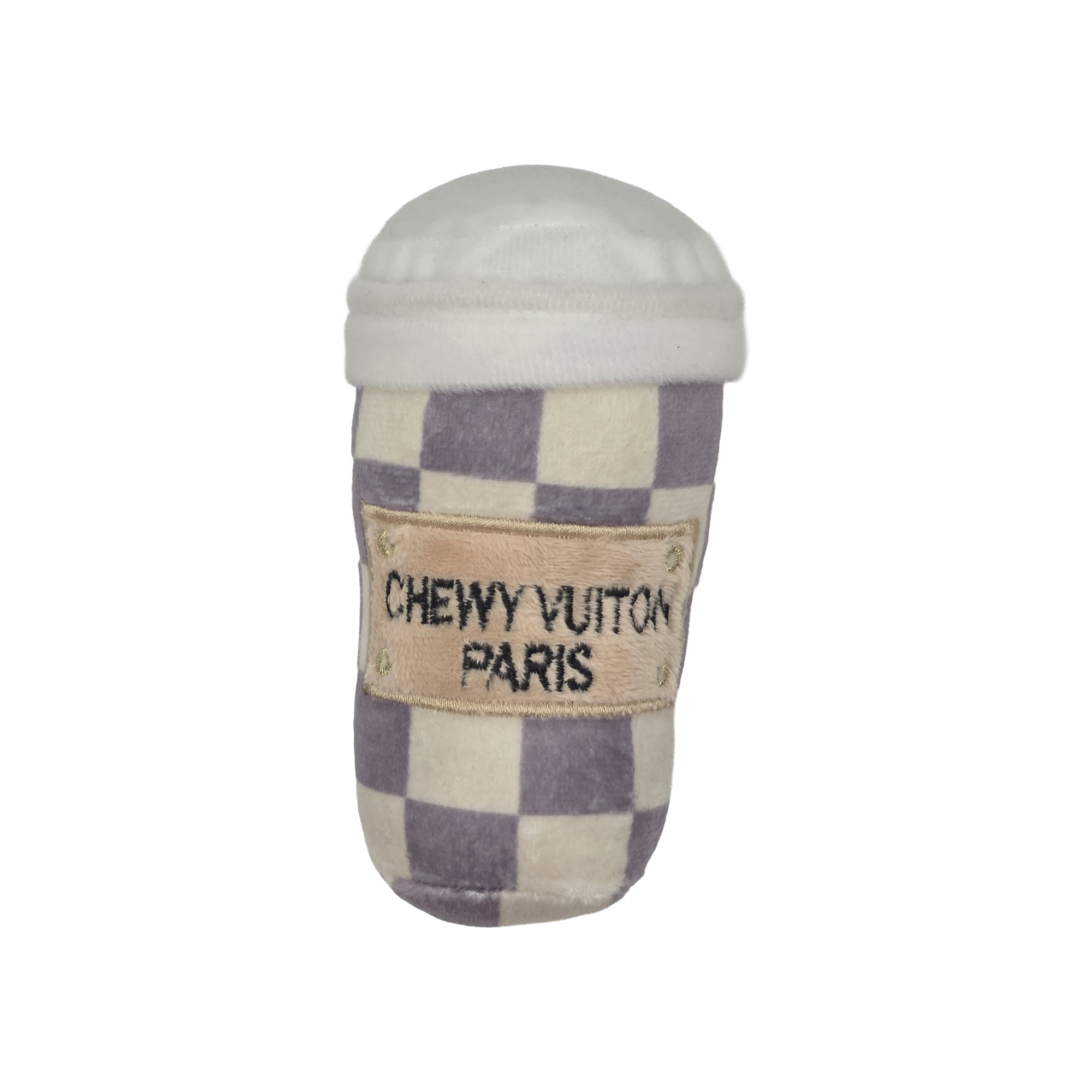Chewy Vuitton Squeaky Coffee Cup