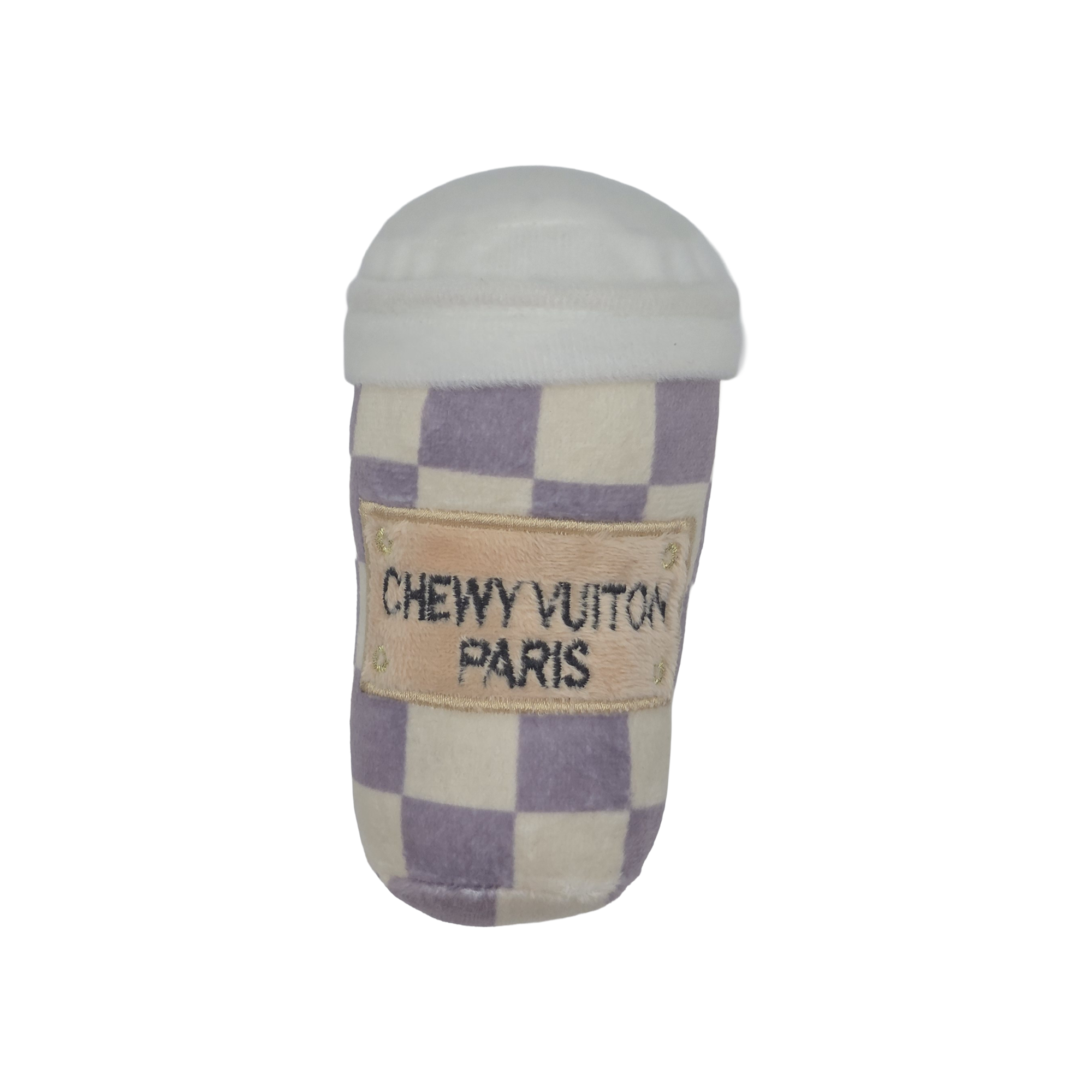 Chewy Vuitton Squeaky Coffee Cup