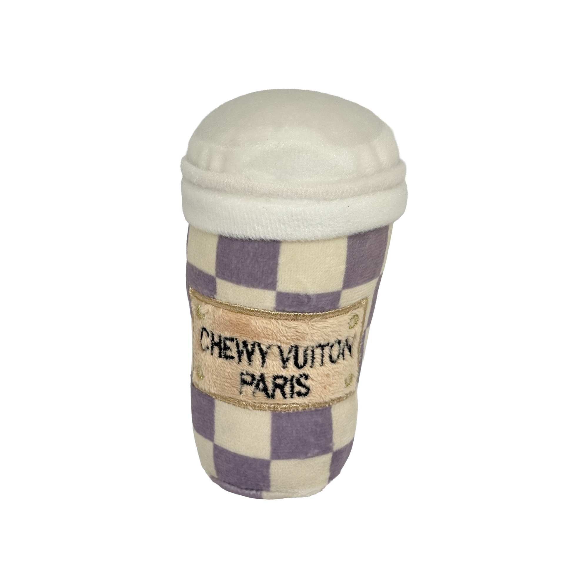 Chewy Vuitton Squeaky Coffee Cup