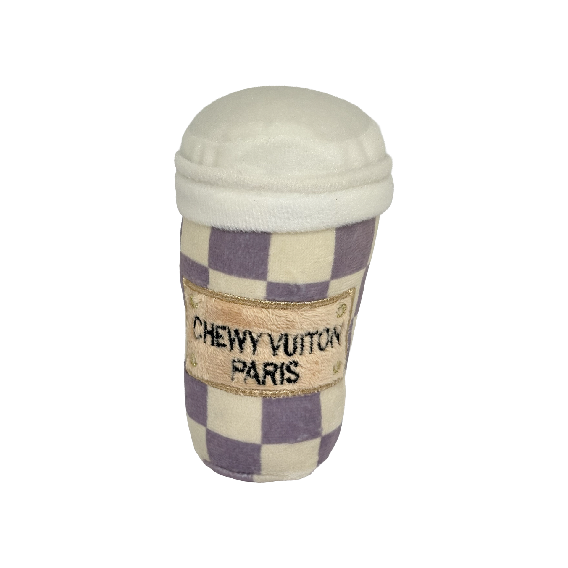 Chewy Vuitton Squeaky Coffee Cup