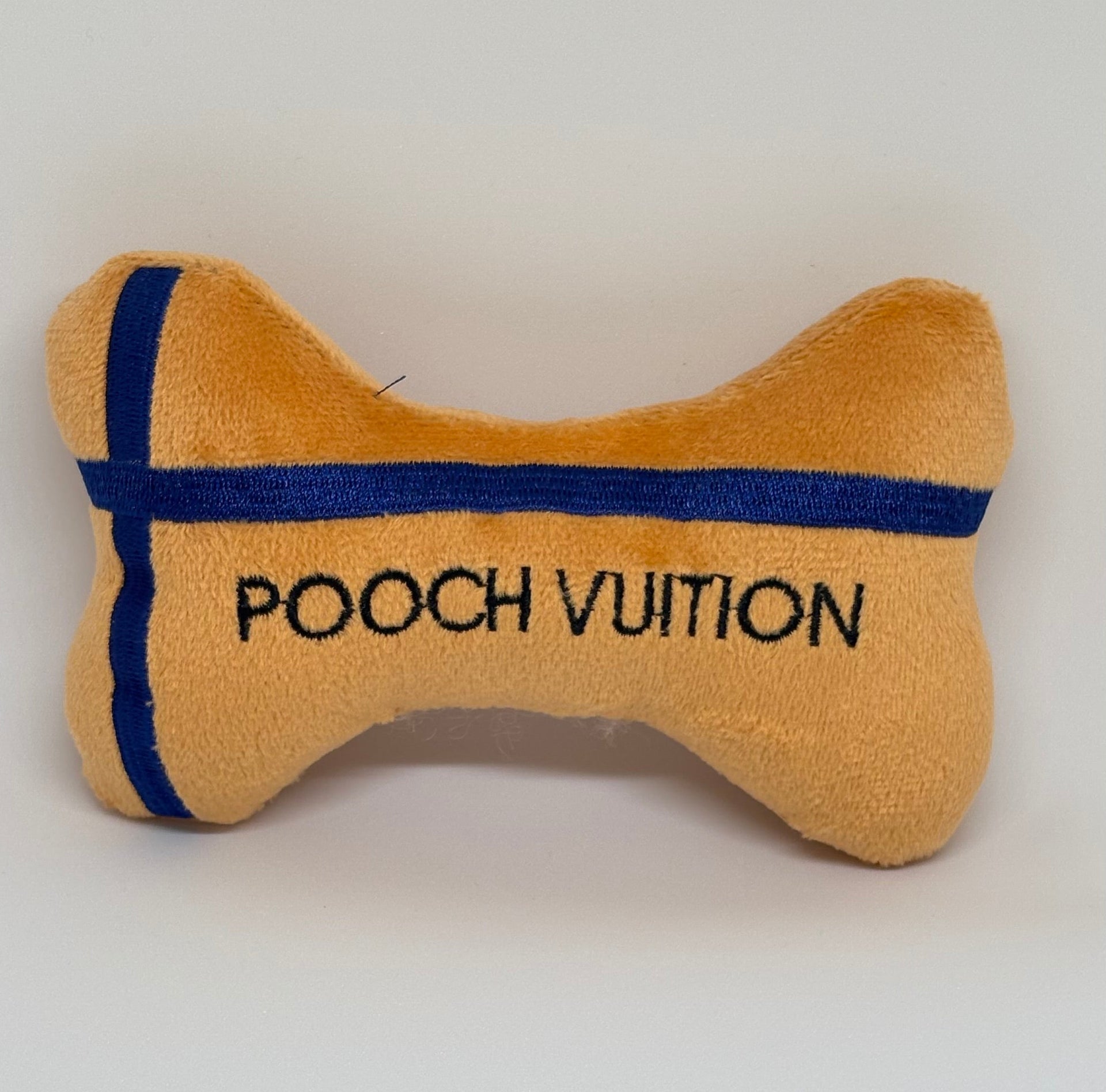 Pooch Vuitton Squeaky Bone